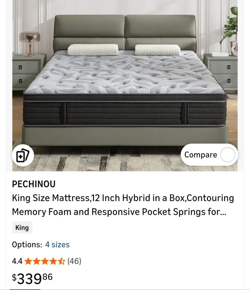 14" King Hybrid Matress