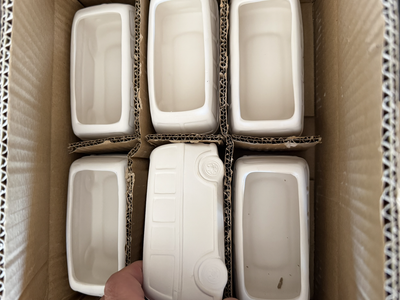 17 Boxes of 6 Ceramic "Ready To Paint" NEW items from Bisque Haus - 102 total pieces