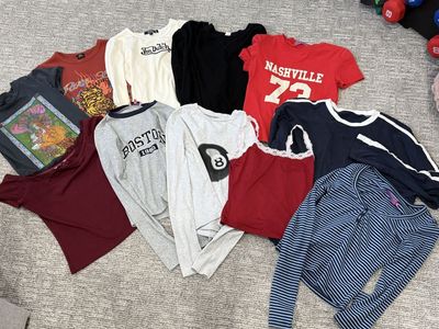 Lot of 11 teen girls shirts urban outfitters, edikted, old navy