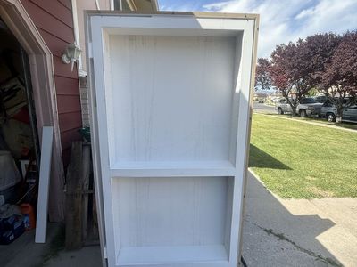 Hidden door Custom Built-in Wall Unit/Bookcase - White Cabinetry with Adjustable Shelves