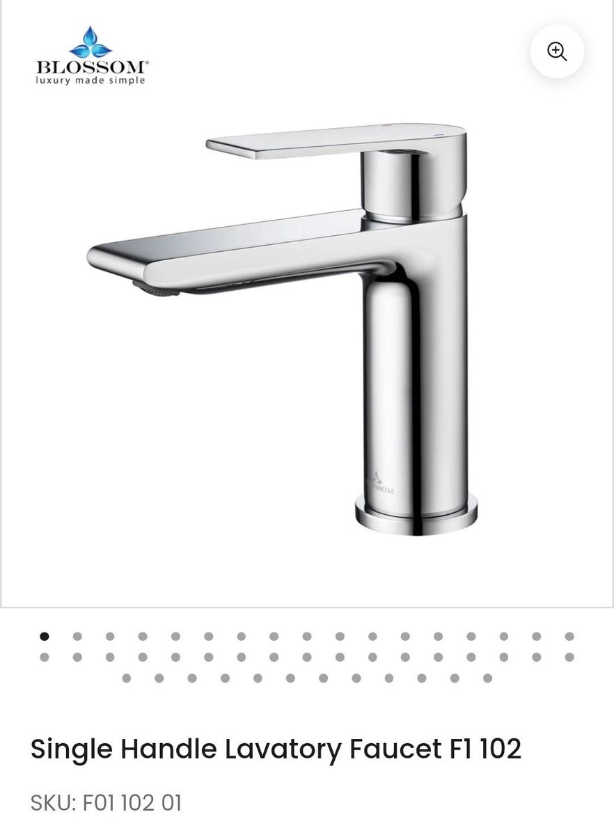 NEW Chrome Blossom Brand Bathroom Faucet