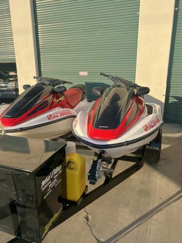 2003 Honda AquaTrax 3-Person Wave Runners with Trailer