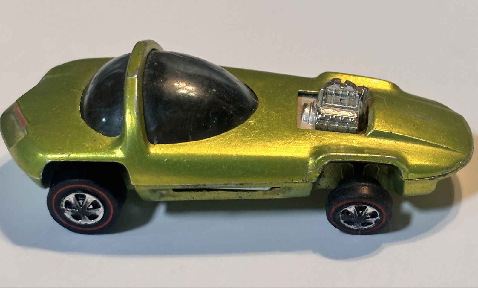 Vintage Hot Wheels Redline Silhouette 1968 Die-cast  Antifreeze Green Lime 1:64 Loose 