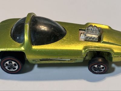 Vintage Hot Wheels Redline Silhouette 1968 Die-cast Antifreeze Green Lime 1:64 Loose