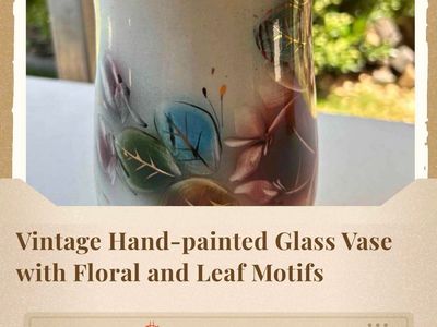 Hand painted vase