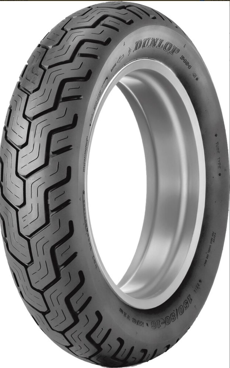 Dunlop D404 Motorcycle Tire 130/90-17 with Tube Type designation