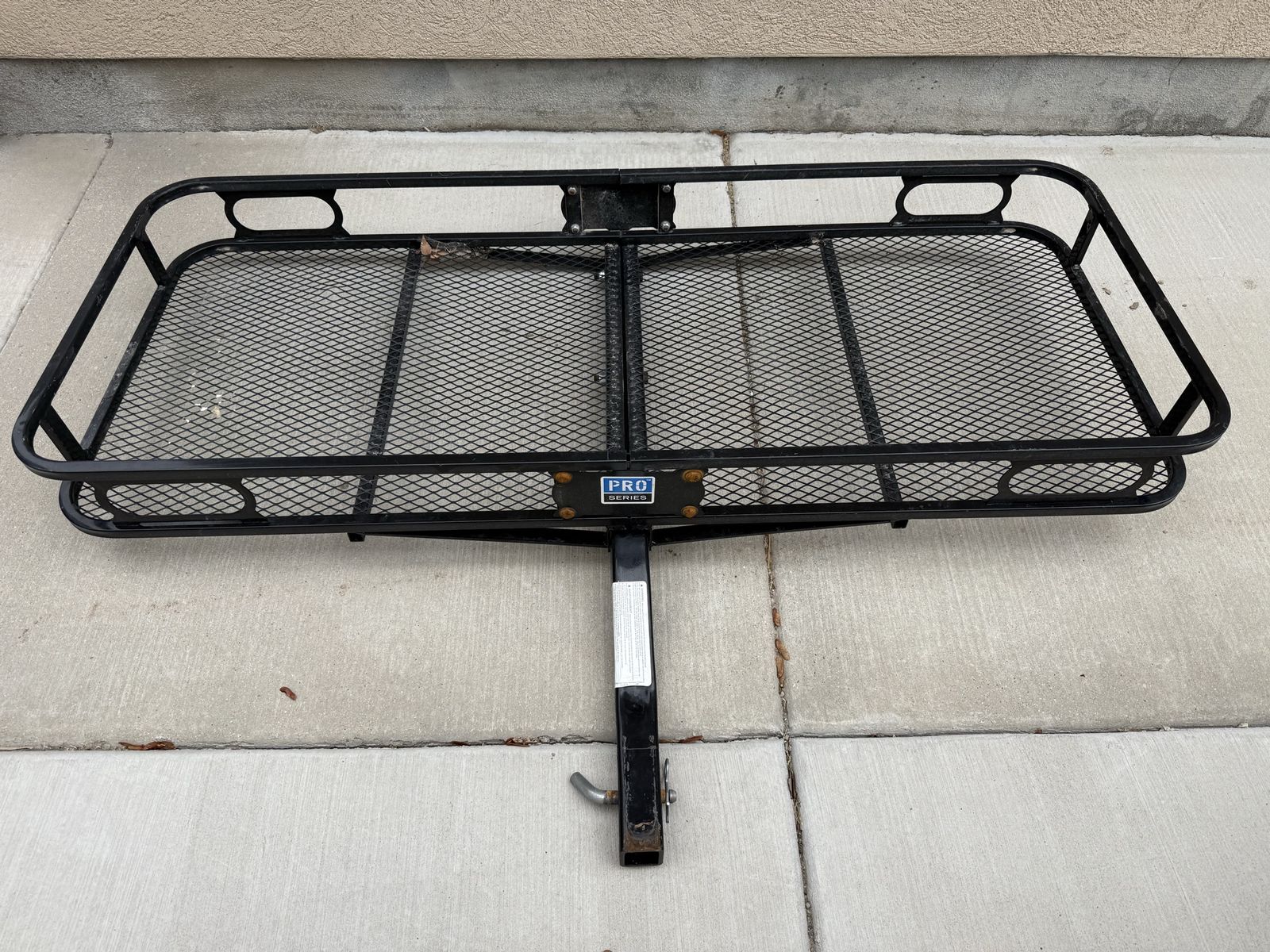 Pro Series Hitch-Mount Cargo Carrier, Black