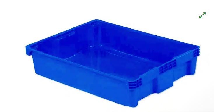 Storage Totes 30” x 22” x 6” Set of 2 HDPE – Blue