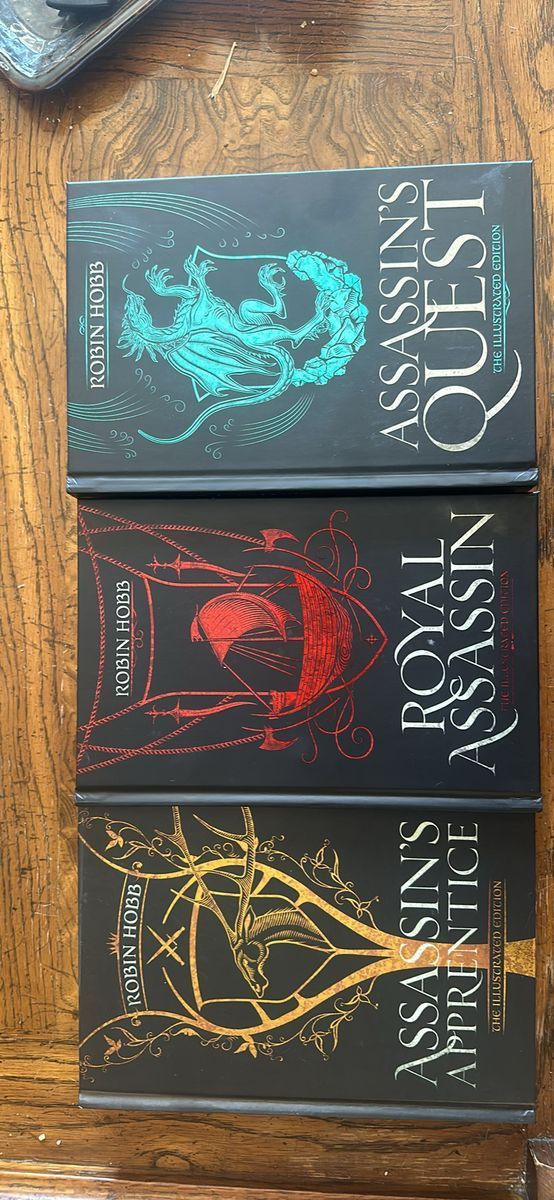 Autographed Illustrated The Farseer Trilogy by Robin Hobb