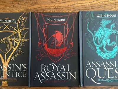 Autographed Illustrated The Farseer Trilogy by Robin Hobb