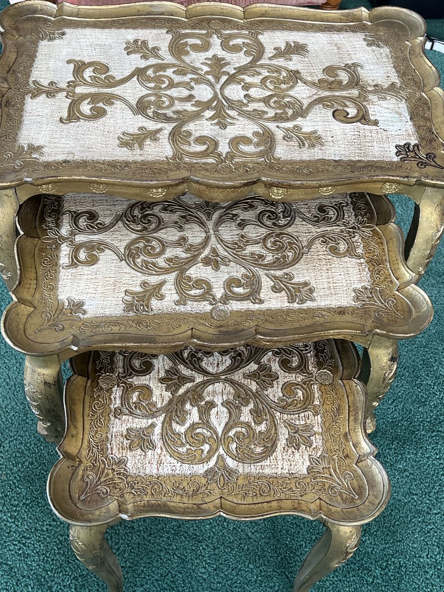 Vintage Italian Style Nesting Tables