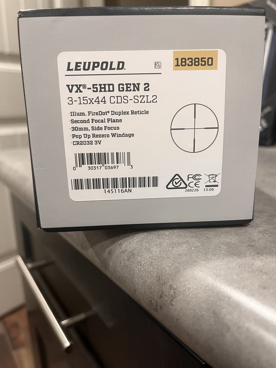 Leupold vx5 HD Gen 2 3-15 Firedot Duplex