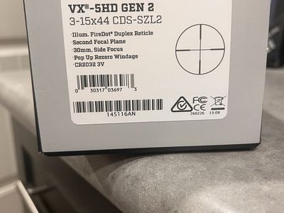 Leupold vx5 HD Gen 2 3-15 Firedot Duplex