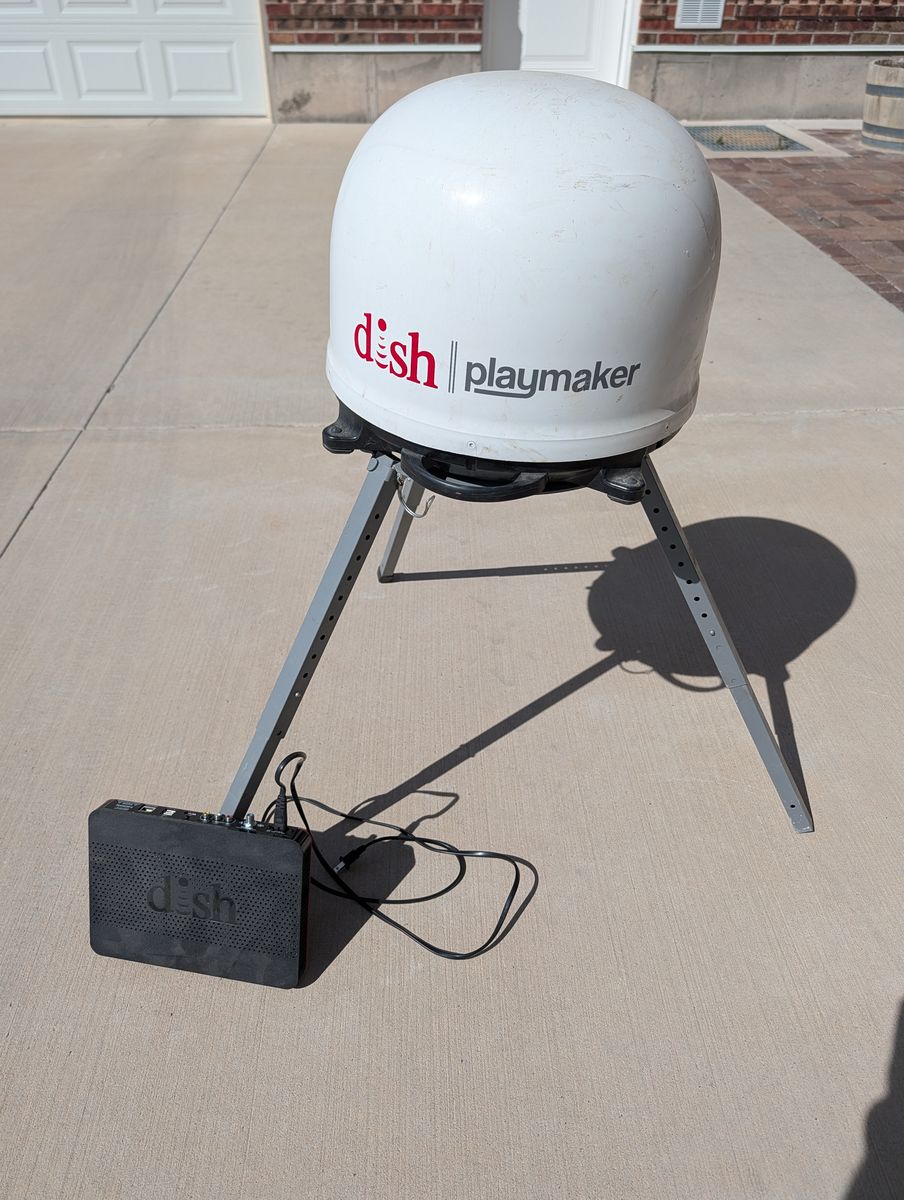 Dish Tailgater Satellite Dish with Wally Receiver