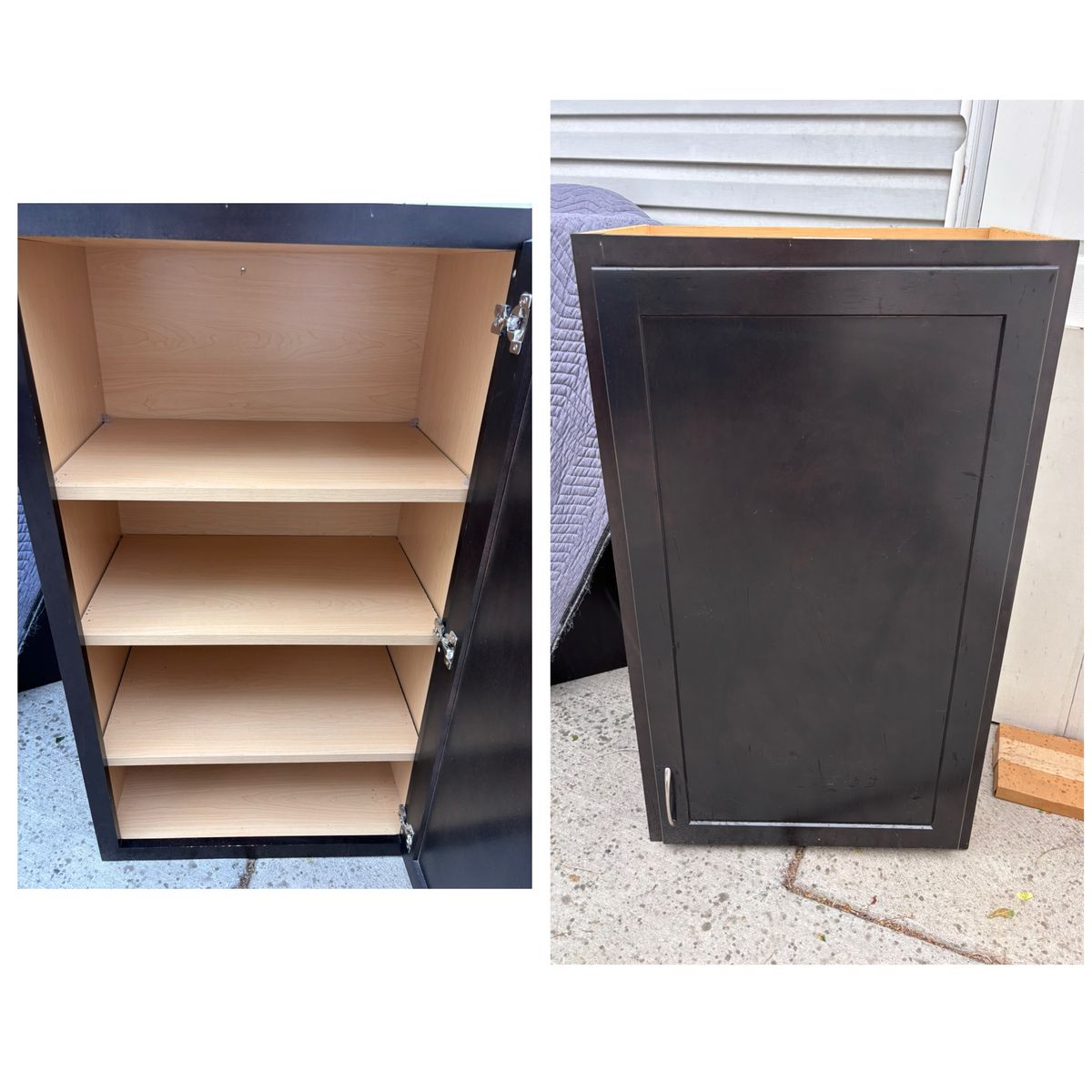 Very nice upper kitchen cabinet, lots of storage!