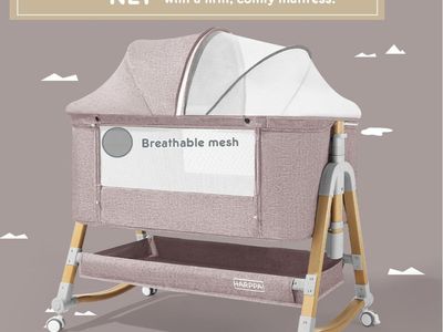 NEW HARPPA Cuddly Bedside Bassinet Sleeper, 3 in 1