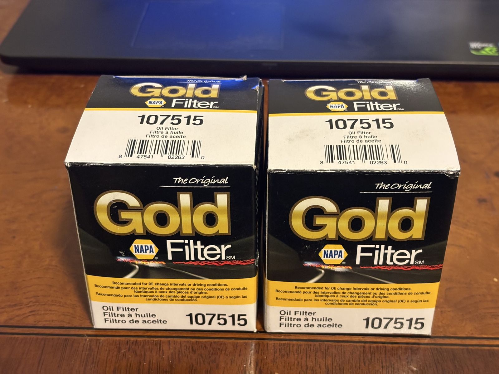 2 NAPA Gold Oil Filters 107515 Infiniti, Mercedes Benz.