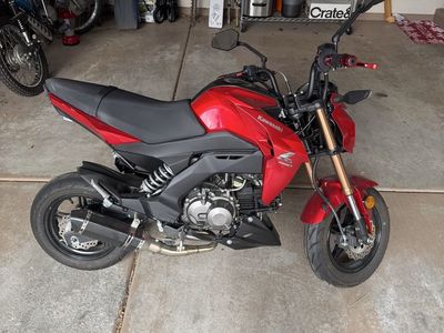 2018 Kawasaki Z125 Pro 572 Miles, Excellent Condition