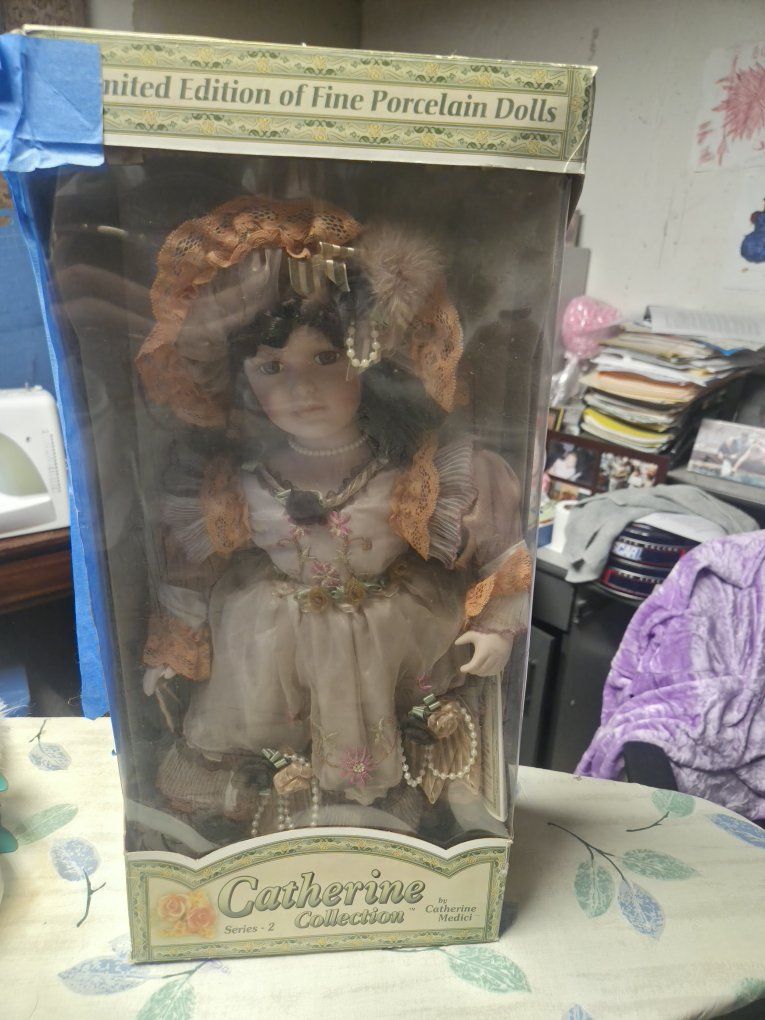Catherine Medici Porcelain Doll