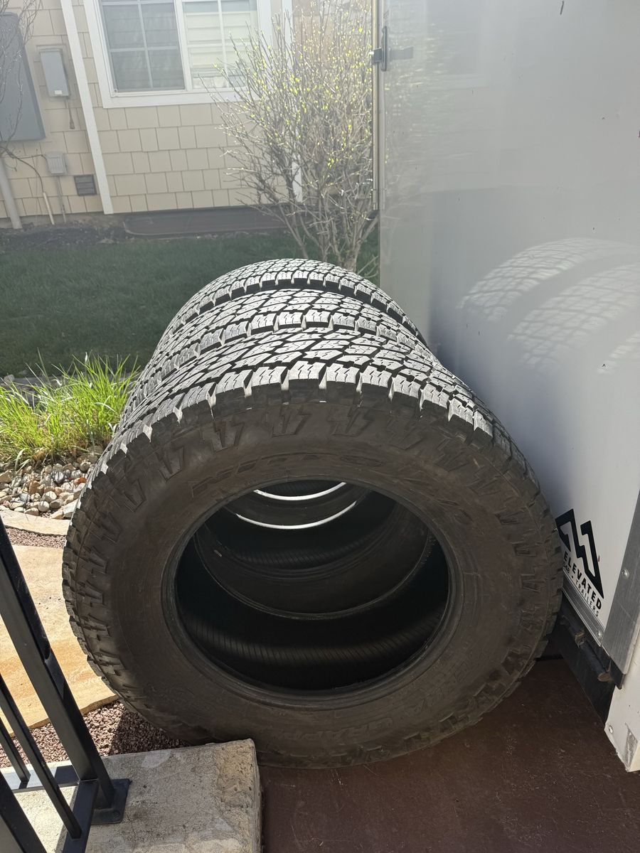 3 large tires