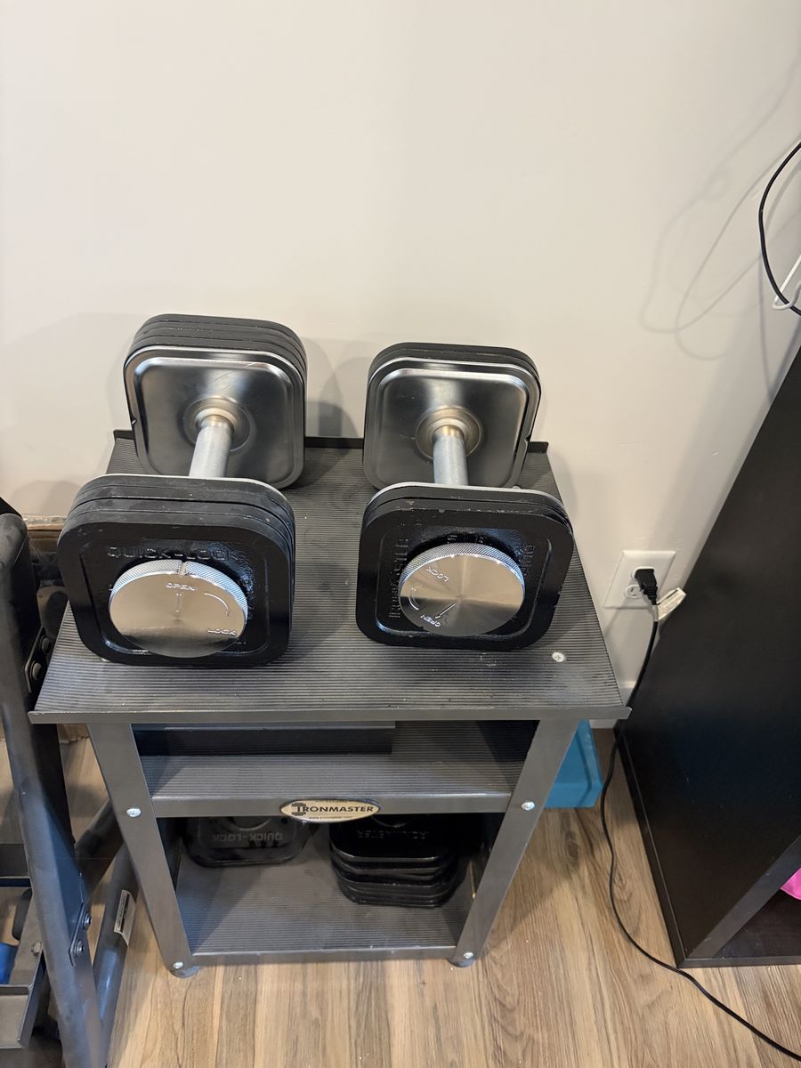 Ironmaster adjustable dumbbell set