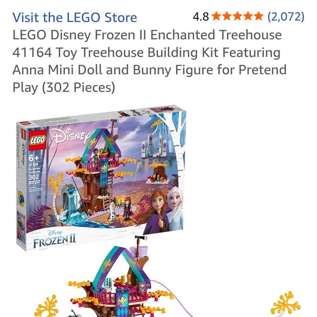 Lego Disney Frozen 2 Enchanted Treehouse #41164