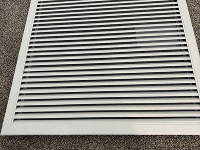 #+ Gable Vent by Zepoty White 24 inch x 24 inch