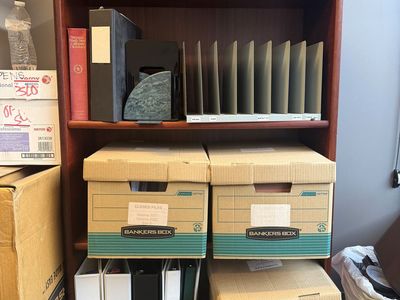 Bookshelf at law office