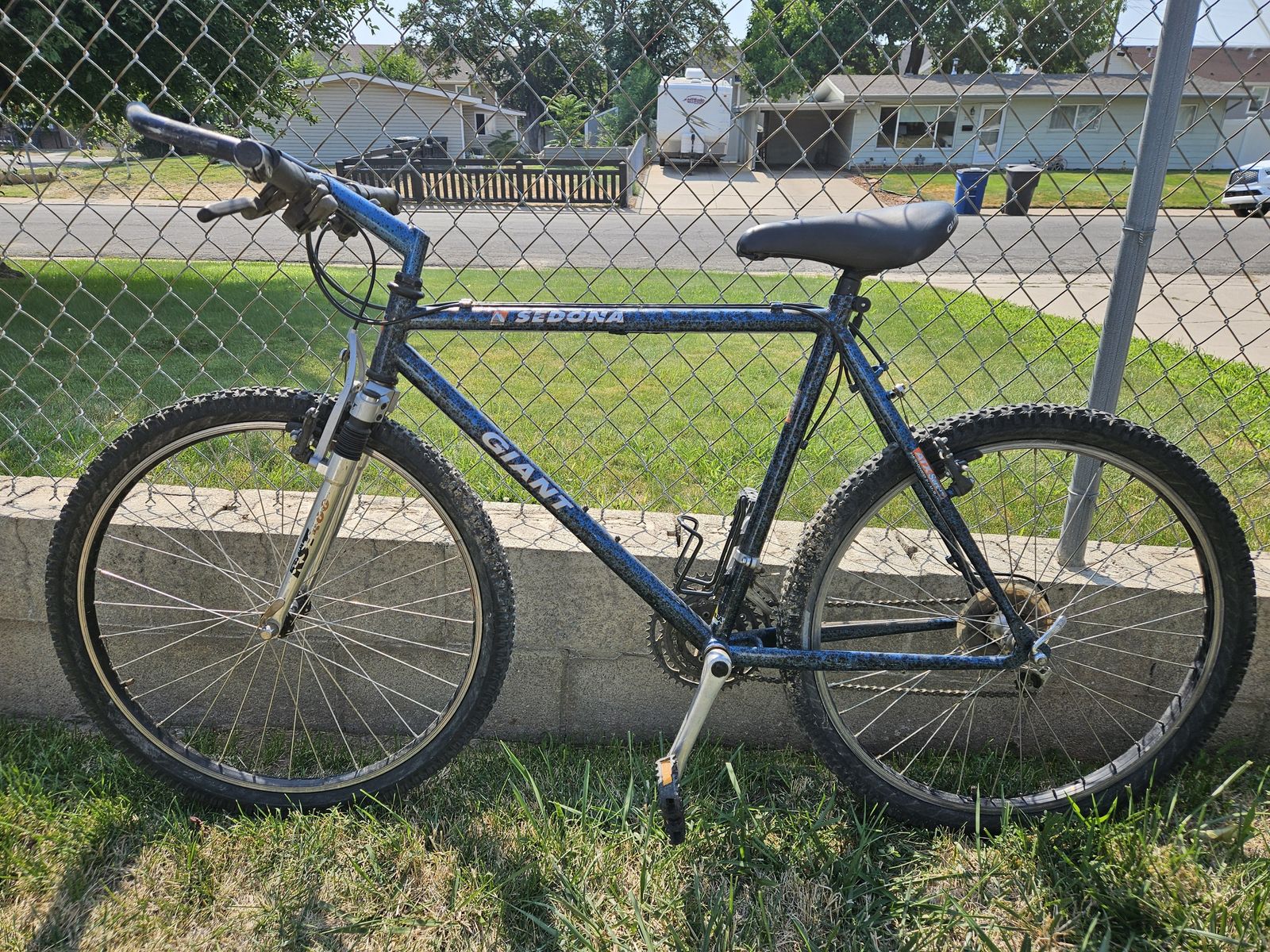 90s GIANT SEDONA Mountain Bike TAIWAN Rigid CUSTOM BUTTED Chromoly VINTAGE Steel $125