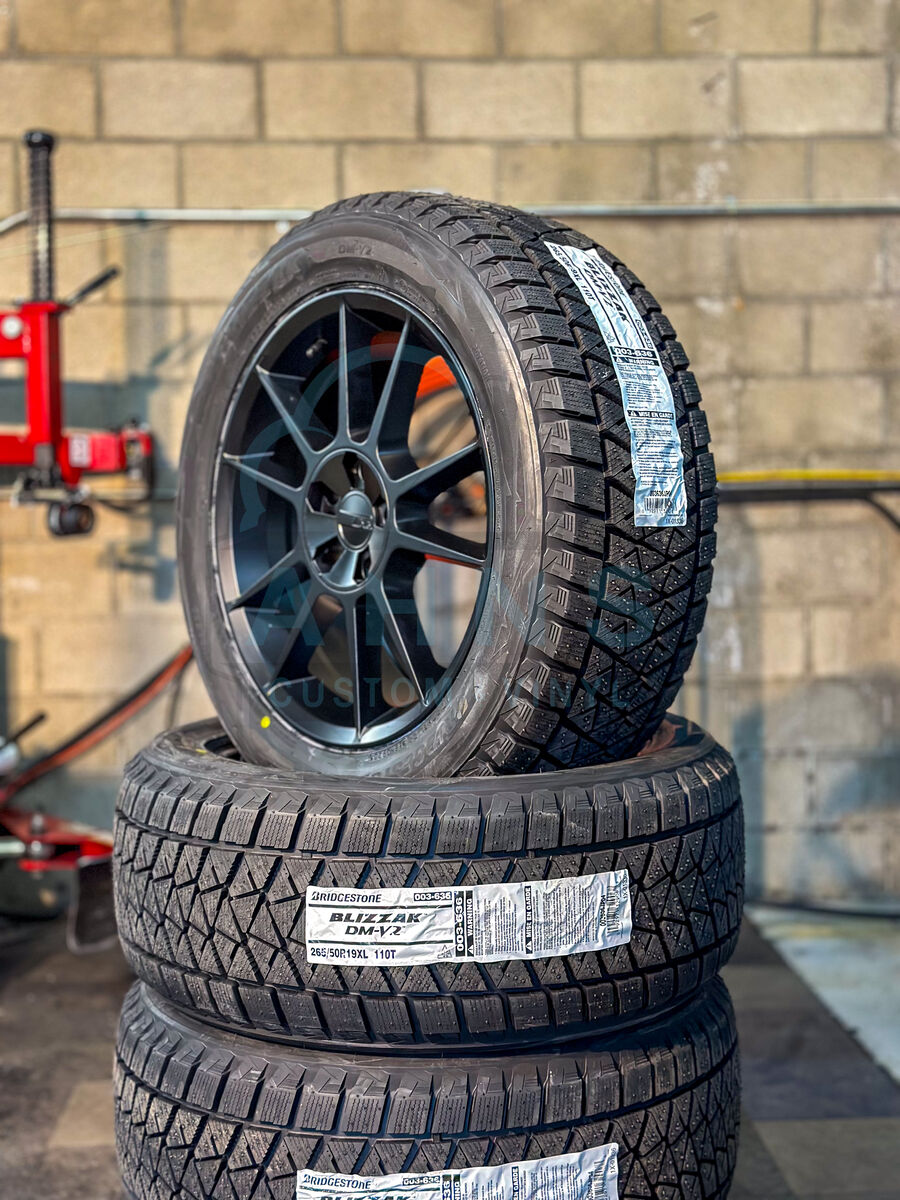 Tesla Snow Package | 265 50 19 Bridgestone Blizzak | Model X | 19" Wheel Package | Winter Tires | 265/50r19 | Brand New