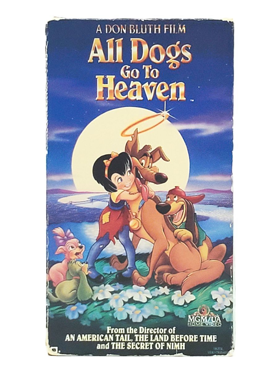 Vintage “All Dogs Go To Heaven” (1989) VHS (Burt Reynolds)