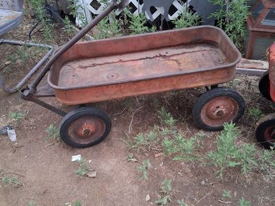 Vintage radio flyer wagons