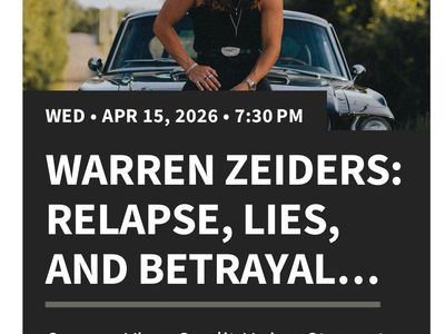 Warren Zeiders Tickets Wednesday, April 15rh