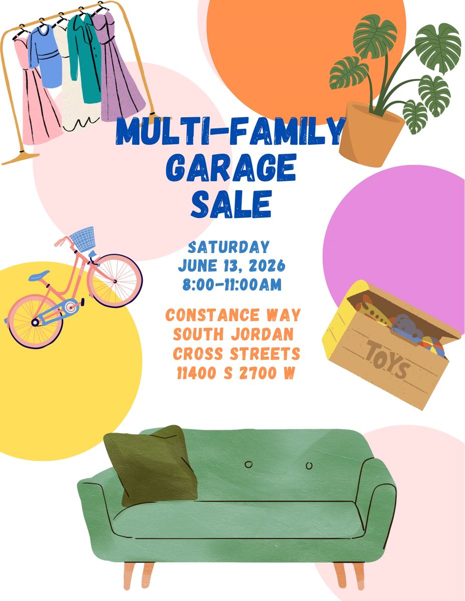 Multi family garage sale