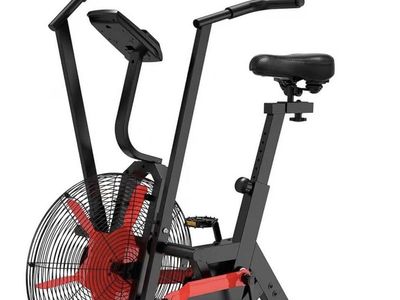 Winfit Air Bike,Air-Resistance Exercise Fan Bike With Dual Acction Handlebars Home Cardio Workout