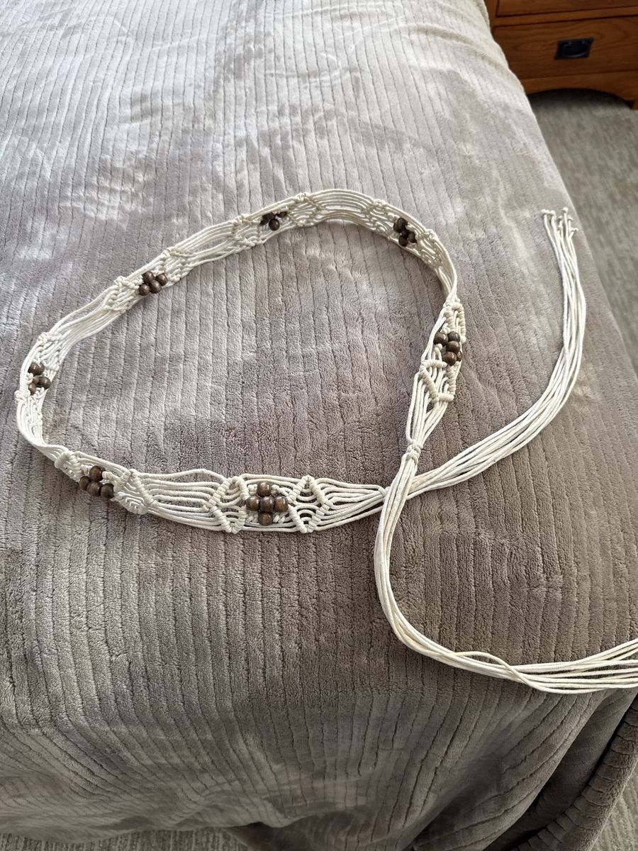 Macrame belt