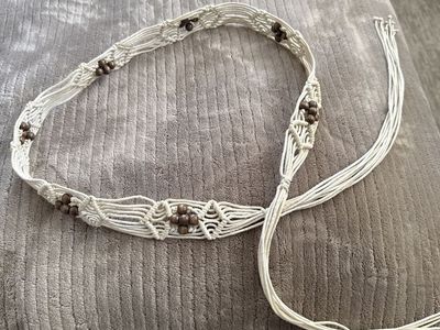 Macrame belt