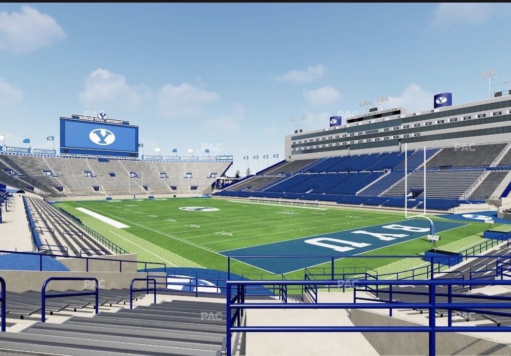 Byu vs Utah tech north end zone
