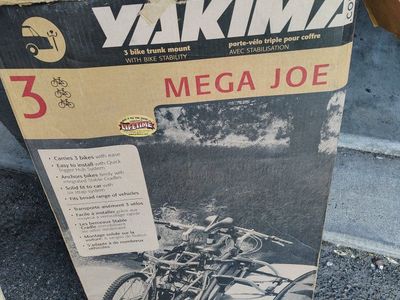 YAKIMA MEGA JOE 3 BIKE RACK FOR TRUNK