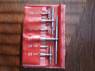 Starrett S579H Inside Micrometer Set and 440A Depth Guage