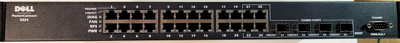 Vintage Homelab Workhorse: Dell PowerConnect 5324 (24-Port Gigabit Switch)