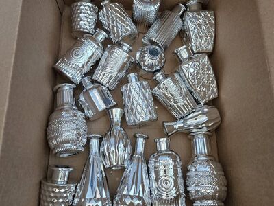 Silver Bud Vases