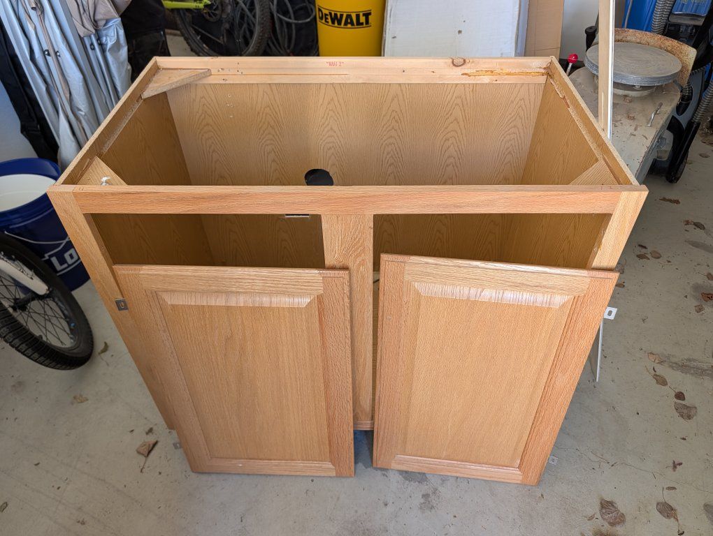 Wooden Cabinet Cupboard 3' x 21" x 32"