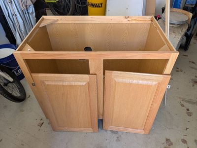 Wooden Cabinet Cupboard 3' x 21" x 32"