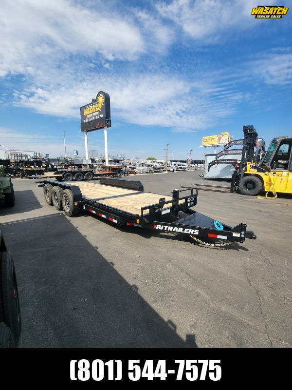 2026 PJ Trailers 24' T6 Triple 21K Flatbed Tilt Deck Trailer