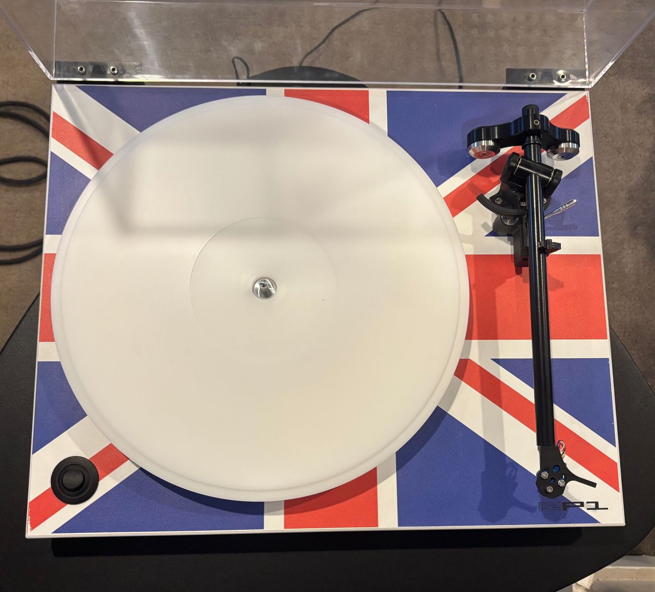REGA RP1 Turntable Record Player - Union Jack Flag UK Limited Edition w/ Upgrades - Home Audio Stereo