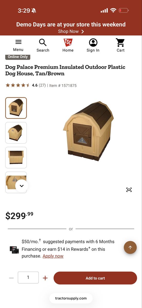 Large Insulated Dog House