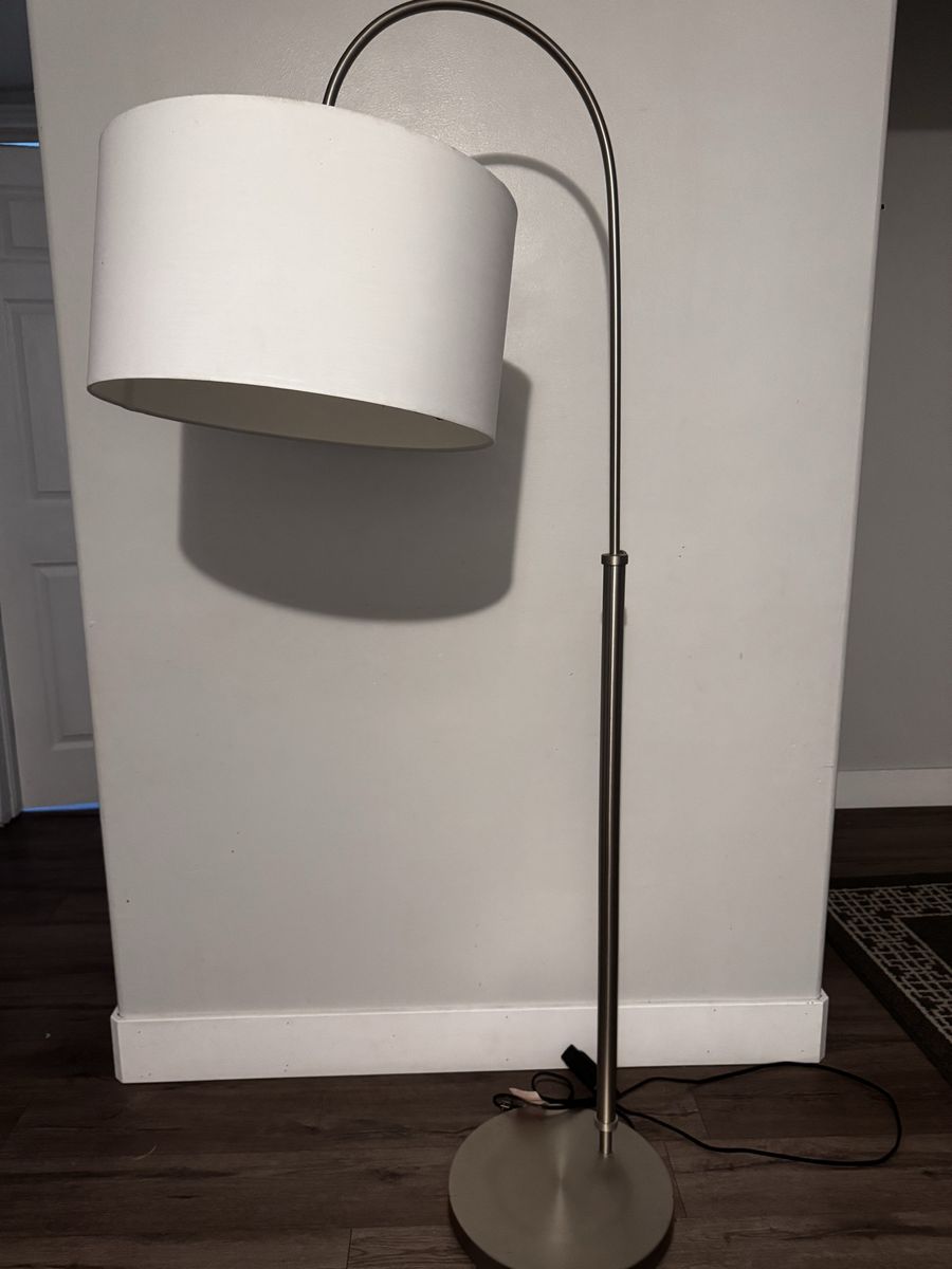 Crate and Barrel Adjustable Arc Floor Lamp