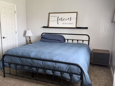 Black Metal King Size Bed Frame -