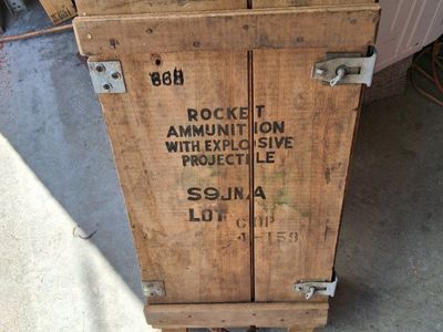 Old Collectible Military Amo Box Great Condition!